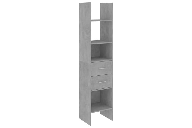 Kirjahylly betoninharmaa 40x35x180 cm lastulevy - Harmaa - Säilytys - Hylly - Kirjahylly
