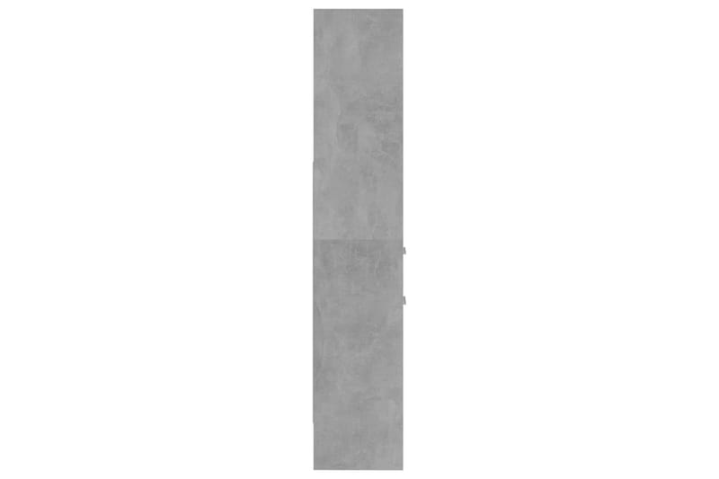 Kirjahylly betoninharmaa 40x35x180 cm lastulevy - Harmaa - Säilytys - Hylly - Kirjahylly