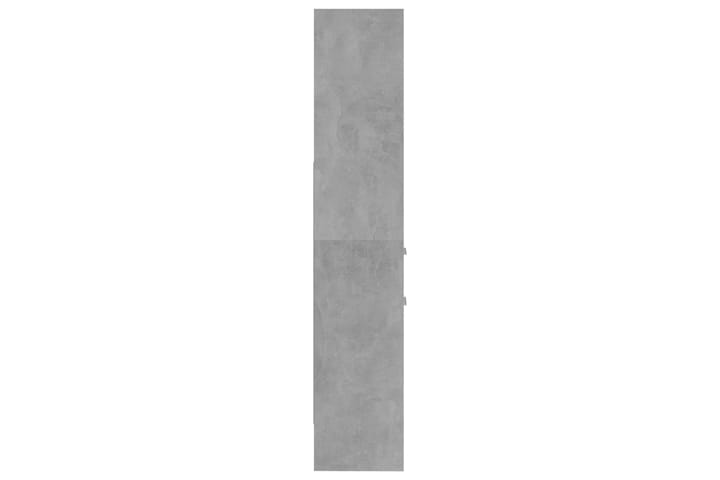 Kirjahylly betoninharmaa 40x35x180 cm lastulevy - Harmaa - Kirjahylly - Hylly