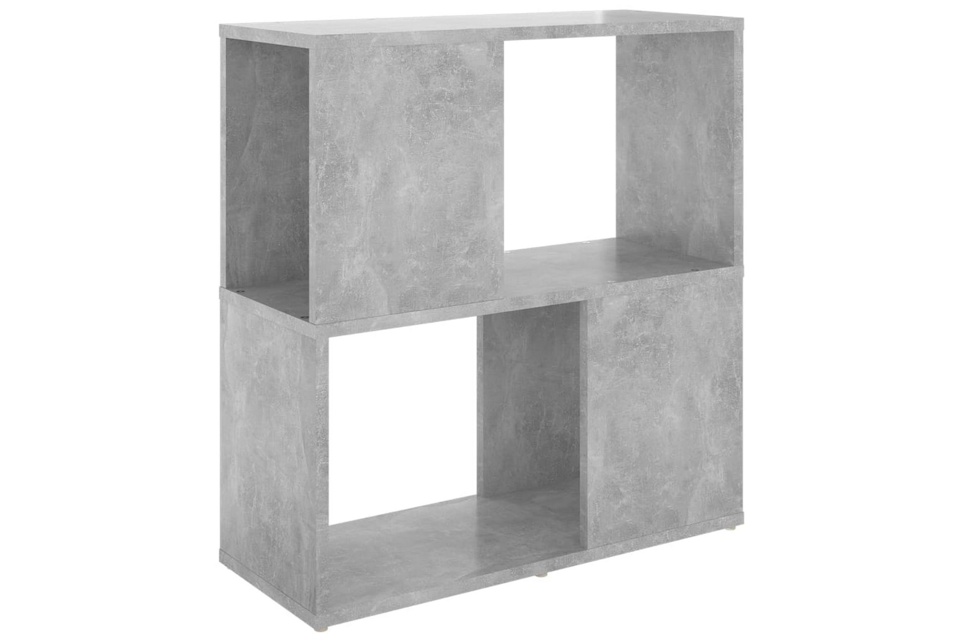 Kirjahylly betoninharmaa 60x24x63 cm lastulevy - Harmaa - Säilytys - Hylly - Kirjahylly
