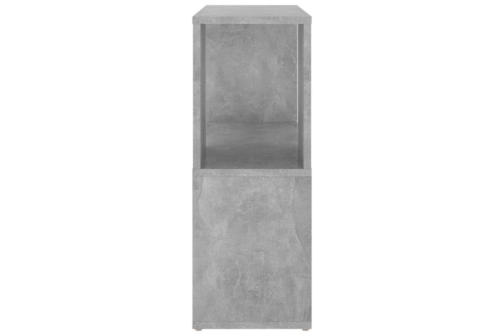 Kirjahylly betoninharmaa 60x24x63 cm lastulevy - Harmaa - Säilytys - Hylly - Kirjahylly