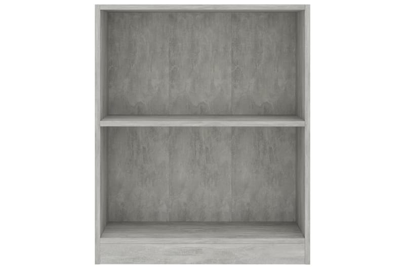 Kirjahylly betoninharmaa 60x24x74,5 cm lastulevy - Harmaa - Säilytys - Hylly - Kirjahylly