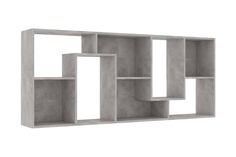 Kirjahylly betoninharmaa 67x24x161 cm lastulevy - Säilytys - Hylly - Kirjahylly