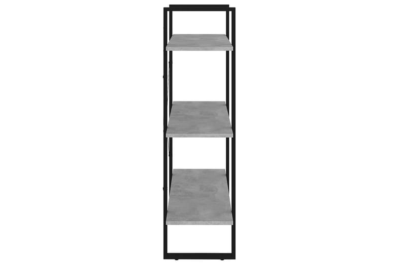 Kirjahylly betoninharmaa 80x30x105 cm lastulevy - Harmaa - Säilytys - Hylly - Kirjahylly