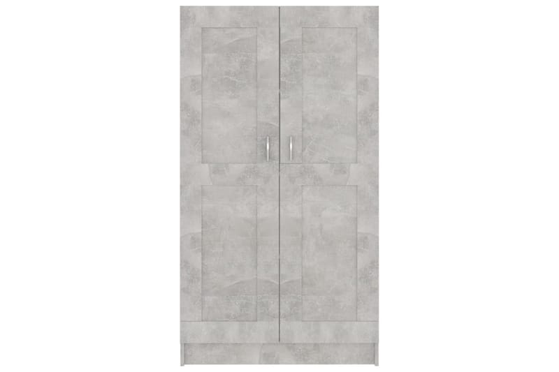 Kirjahylly betoninharmaa 82,5x30,5x150 cm lastulevy - Harmaa - Säilytys - Hylly - Kirjahylly