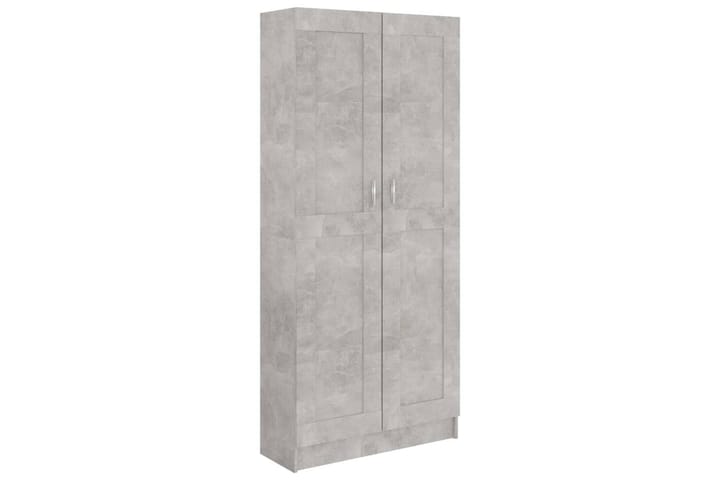 Kirjahylly betoninharmaa 82,5x30,5x185,5 cm lastulevy - Harmaa - Kirjahylly - Hylly