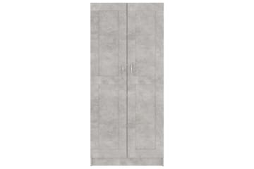 Kirjahylly betoninharmaa 82,5x30,5x185,5 cm lastulevy - Harmaa - Säilytys - Hylly - Kirjahylly