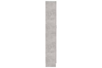 Kirjahylly betoninharmaa 82,5x30,5x185,5 cm lastulevy - Harmaa - Säilytys - Hylly - Kirjahylly
