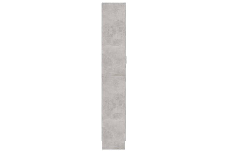 Kirjahylly betoninharmaa 82,5x30,5x185,5 cm lastulevy - Harmaa - Säilytys - Hylly - Kirjahylly