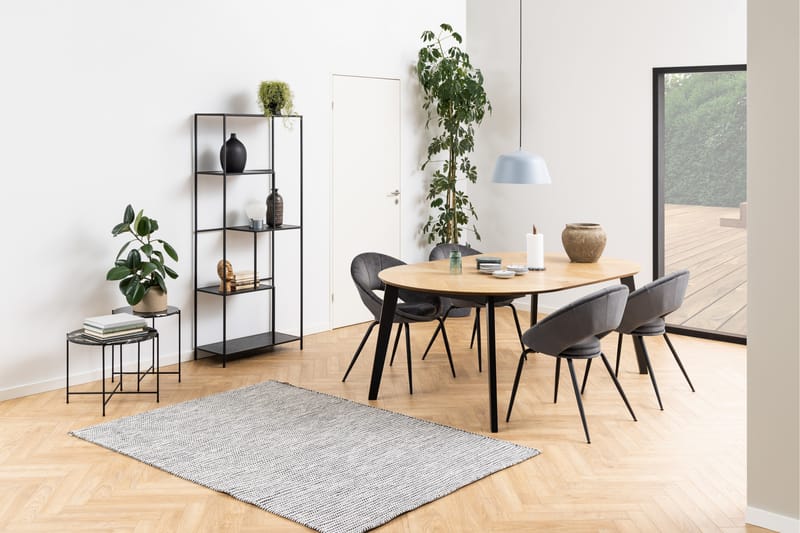 Kirjahylly Boonanaring 170 cm - Musta - Säilytys - Hylly - Kirjahylly
