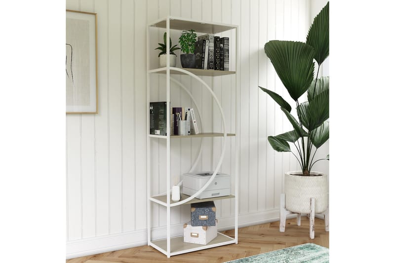 Kirjahylly Cambridge 60,9x33,4 cm Valkoinen - Dorel Home - Säilytys - Hylly - Kirjahylly