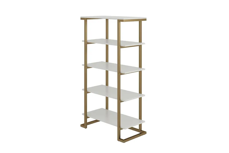 Kirjahylly Camila 76x40 cm Valkoinen - CosmoLiving - Säilytys - Hylly - Kirjahylly