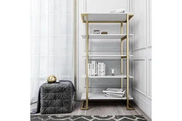 Kirjahylly Camila 76x40 cm Valkoinen - Säilytys - Hylly - Kirjahylly
