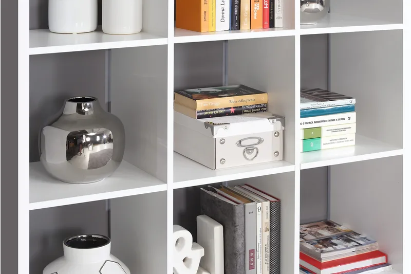 Kirjahylly Caolas 107 cm - Valkoinen - Säilytys - Hylly - Kirjahylly