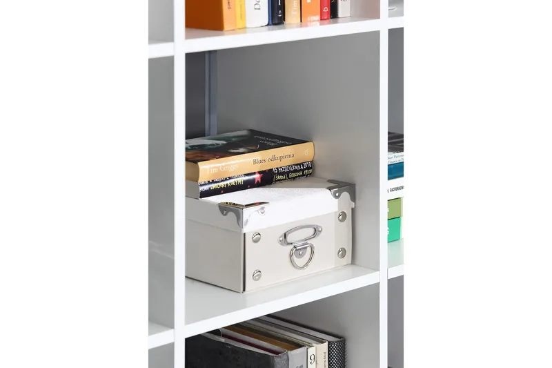 Kirjahylly Caolas 107 cm - Valkoinen - Säilytys - Hylly - Kirjahylly