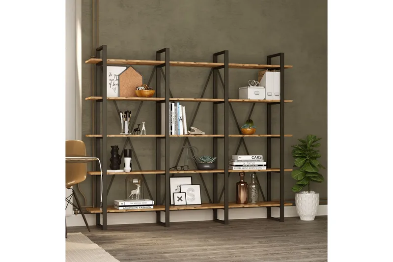 Kirjahylly Chalinder 34x2120 cm - Luonnonväri - Säilytys - Hylly - Kirjahylly