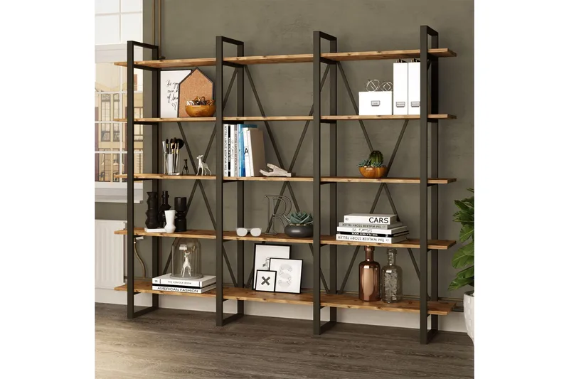 Kirjahylly Chalinder 34x2120 cm - Luonnonväri - Säilytys - Hylly - Kirjahylly