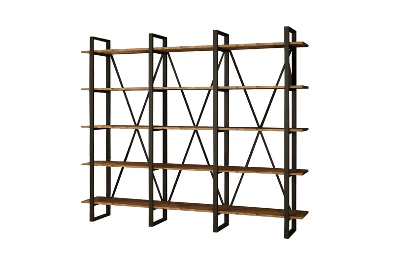 Kirjahylly Chalinder 34x2120 cm - Luonnonväri - Säilytys - Hylly - Kirjahylly