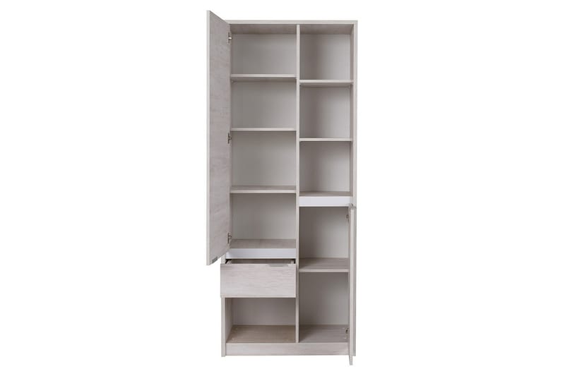 Kirjahylly Charon 80 cm - Musta/Puu - Säilytys - Hylly - Kirjahylly