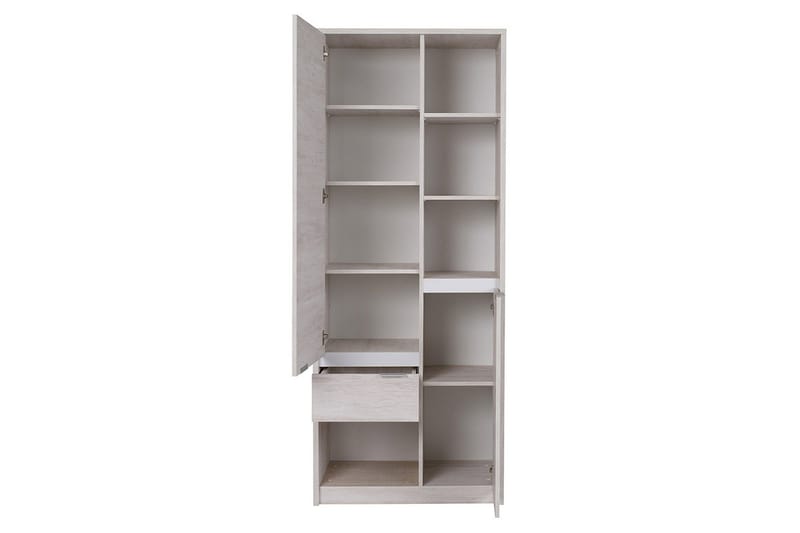 Kirjahylly Charon 80 cm - Musta/Puu - Säilytys - Hylly - Kirjahylly