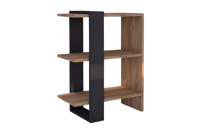 Kirjahylly Cierpial 52 cm, Pähkinä/Harmaa