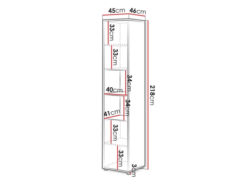 kirjahylly Concept Kashmir - Kashmir - Säilytys - Hylly - Kirjahylly