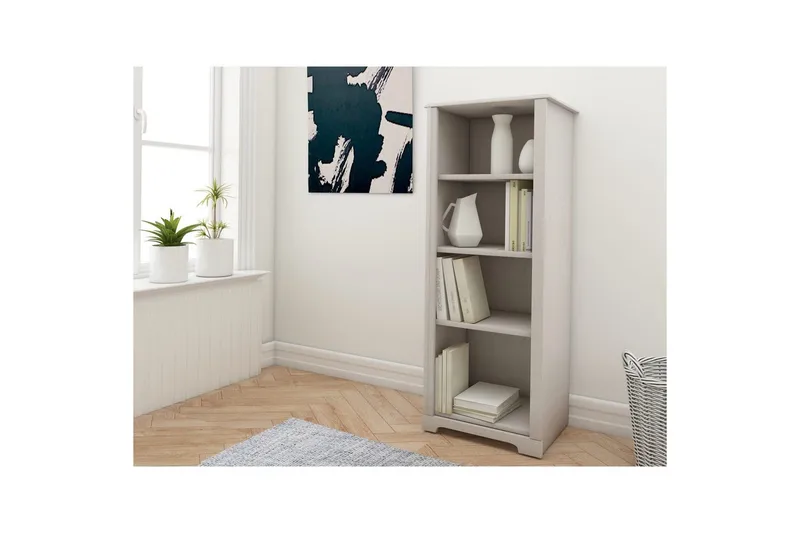 Kirjahylly Cubrix Valkoinen - Valkoinen - Säilytys - Hylly - Kirjahylly
