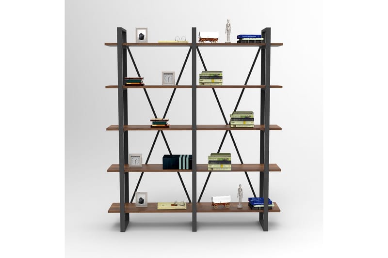 Kirjahylly Dewat 34x155 cm - Tiikki - Säilytys - Hylly - Kirjahylly