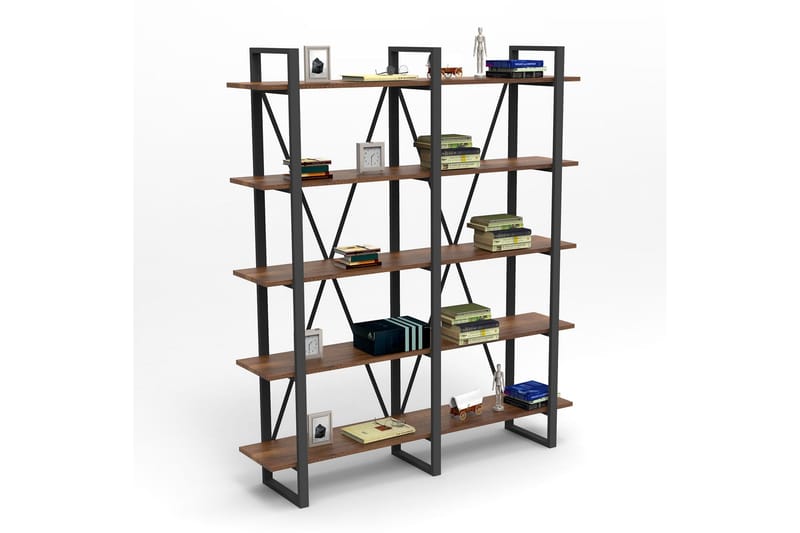 Kirjahylly Dewat 34x155 cm - Tiikki - Säilytys - Hylly - Kirjahylly