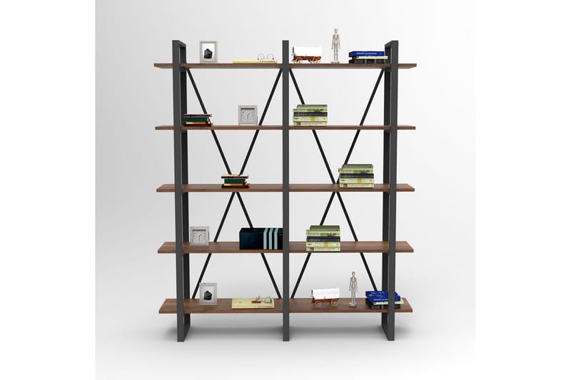 Kirjahylly Dewat 34x155 cm - Tiikki - Säilytys - Hylly - Kirjahylly