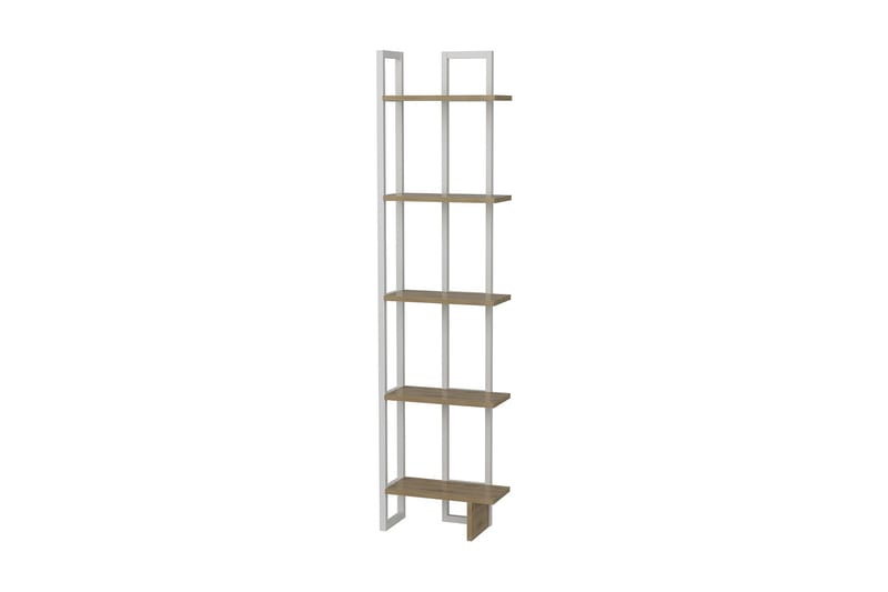 Kirjahylly Dumö 45 cm - Ruskea/Valkoinen - Säilytys - Hylly - Kirjahylly