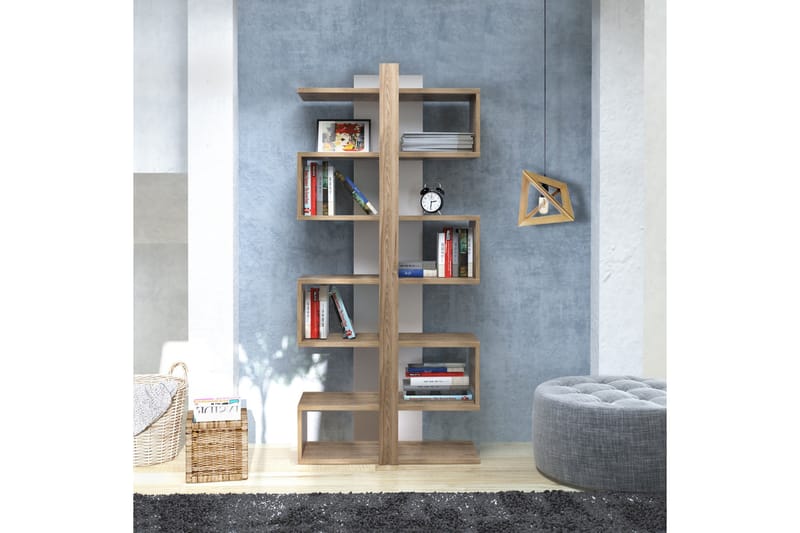 Kirjahylly Dumö 78 cm - Ruskea - Säilytys - Hylly - Kirjahylly