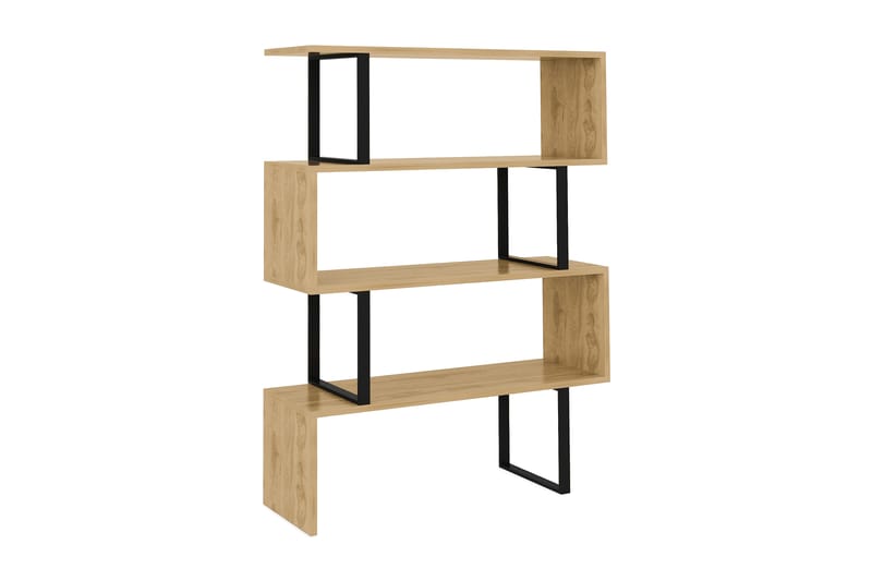 Kirjahylly Dumö 92 cm - Ruskea/Musta - Säilytys - Hylly - Kirjahylly