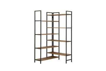 Kirjahylly Edra 94 cm - Ruskea/Musta - Säilytys - Hylly - Kirjahylly