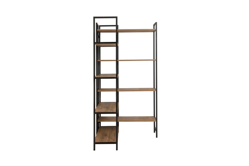 Kirjahylly Edra 94 cm - Ruskea/Musta - Säilytys - Hylly - Kirjahylly