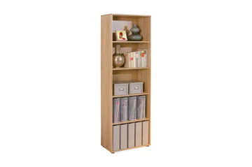 Kirjahylly Fairfax 60x180 cm - Vaalea Tammi - Säilytys - Hylly - Kirjahylly