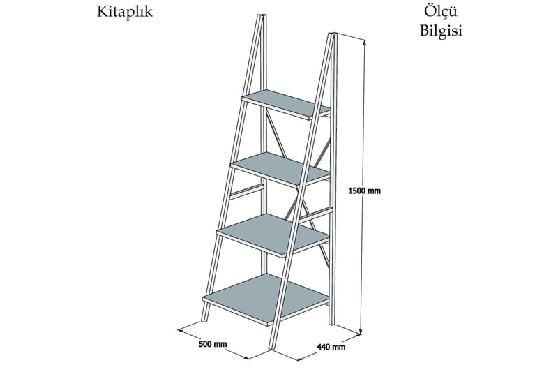 Kirjahylly Fatimah - Säilytys - Hylly