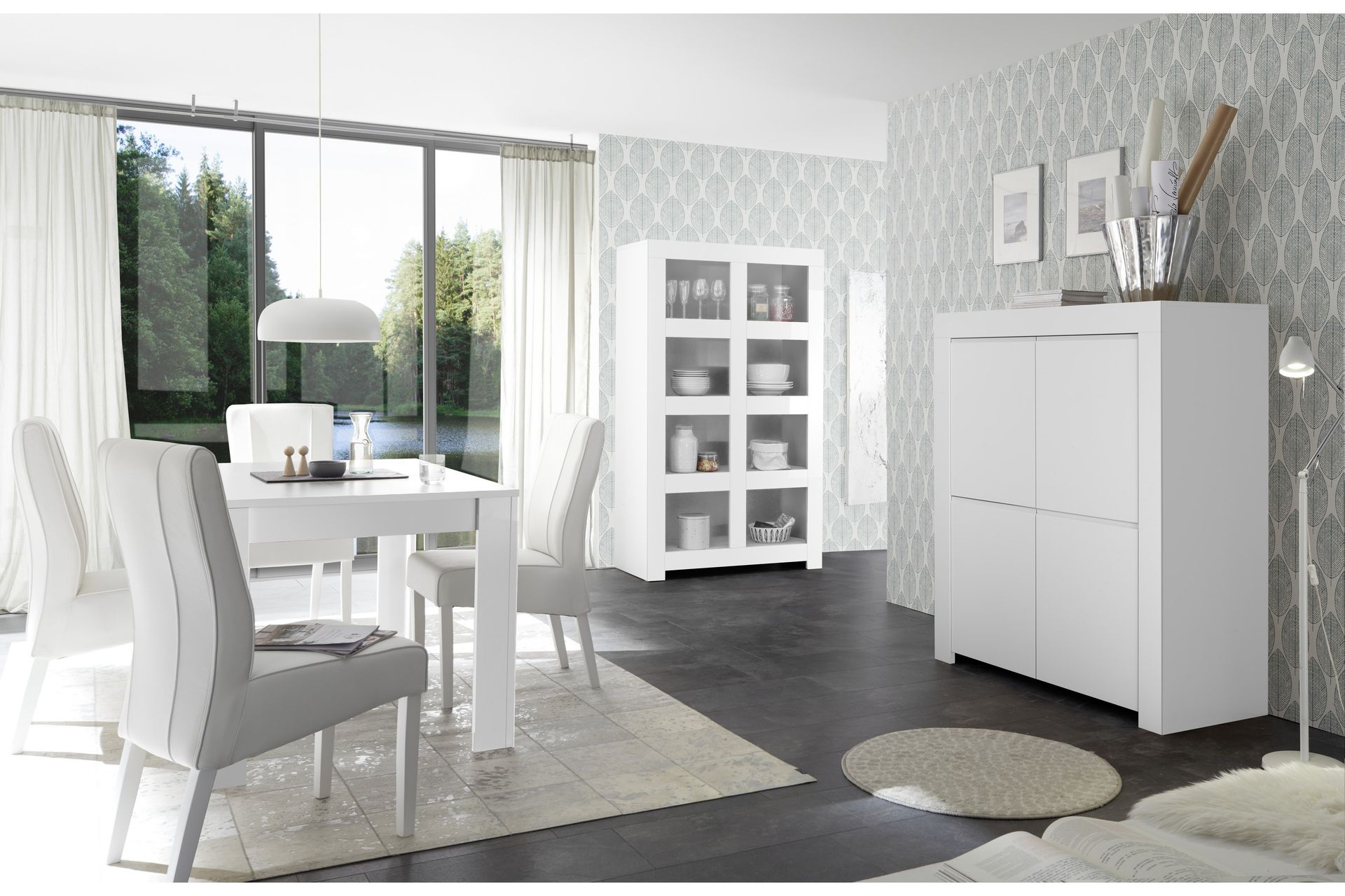 Kirjahylly Firenze 110 cm - Valkoinen - Säilytys - Hylly - Kirjahylly