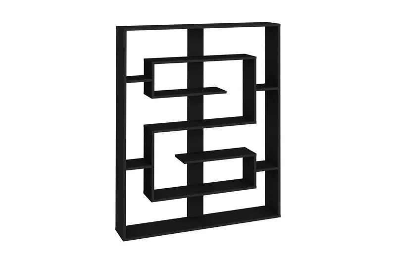 Kirjahylly Flitwick 120 cm, Musta