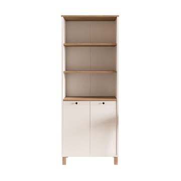 Kirjahylly Hanah Home Nord (69,5 x 180 x 32 cm) Valkotammi - Valkoinen ja tammi - Säilytys - Hylly - Kirjahylly