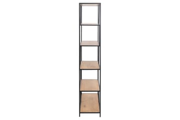 Hasslevik kirjahylly 114 cm tammi - Beige|Musta - Säilytys - Hylly - Kirjahylly