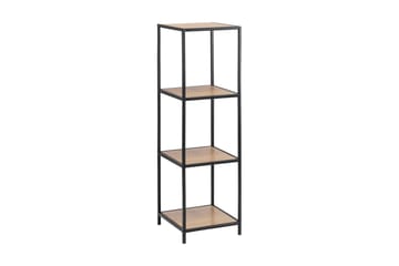 Hasslevik kirjahylly 35 cm tammea - Musta|Beige - Säilytys - Hylly - Kirjahylly