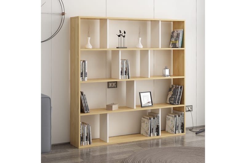 Kirjahylly Hodbi 145x25 cm - Puu/Luonnonväri - Säilytys - Hylly - Kirjahylly