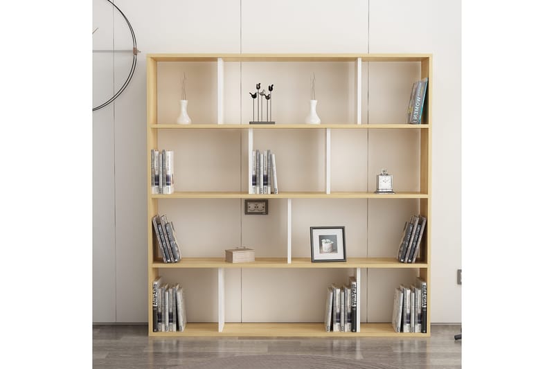 Kirjahylly Hodbi 145x25 cm - Puu/Luonnonväri - Säilytys - Hylly - Kirjahylly