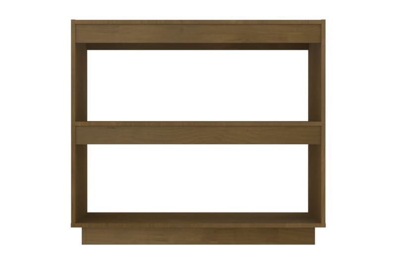 Kirjahylly hunajanruskea 80x35x71 cm täysi mänty - Ruskea - Säilytys - Hylly - Kirjahylly