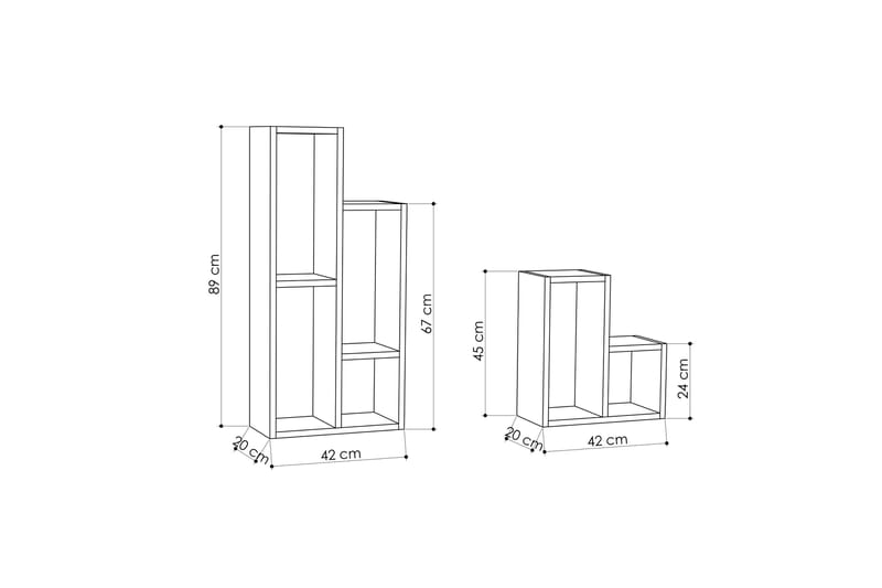Hyllyt Rodger - Säilytys - Hylly - Kirjahylly