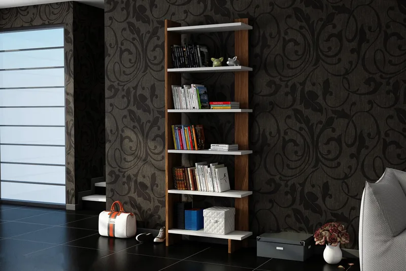 Kirjahylly Jenna - Säilytys - Hylly - Kirjahylly