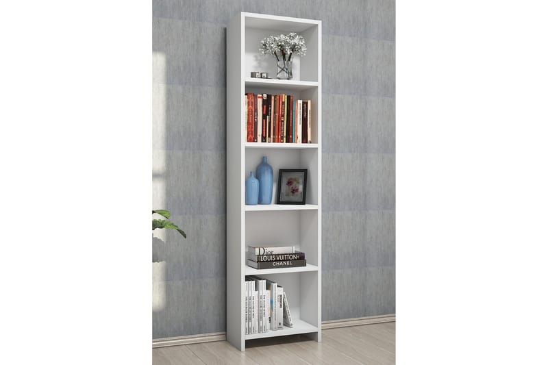 Kirjahylly Jovell 150 cm - Valkoinen - Säilytys - Hylly - Kirjahylly