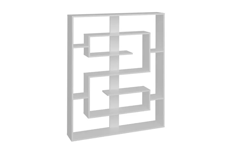 Kirjahylly Khobe 120 cm, Valkoinen