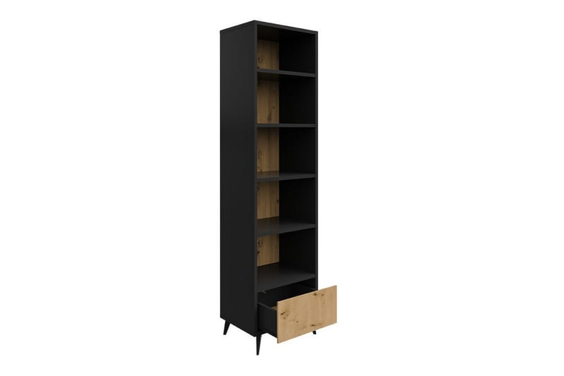 Kirjahylly Kintore 50x40 cm - Musta - Säilytys - Hylly - Kirjahylly